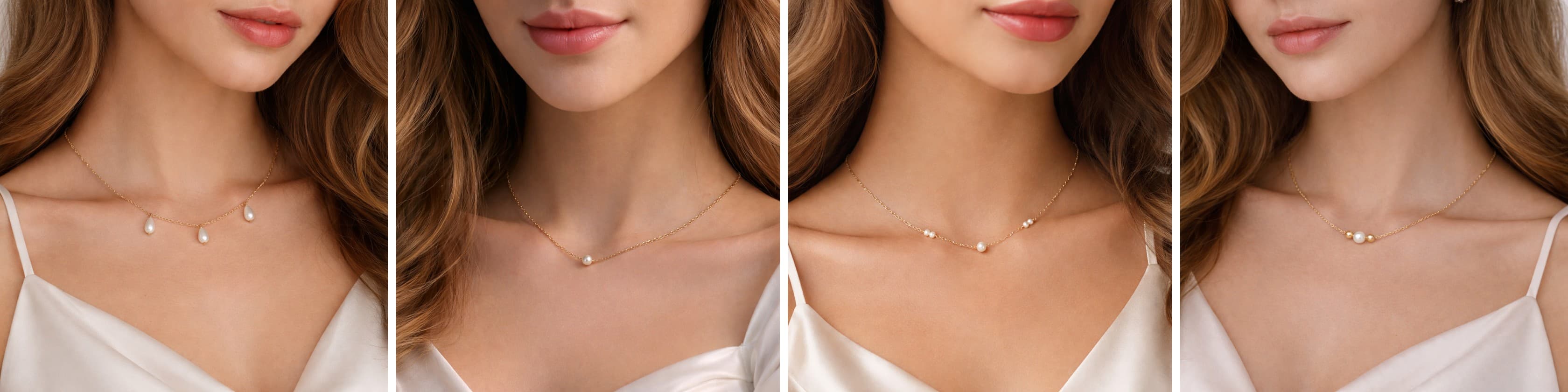 Premium freshwater pearl necklace collection by Kreths